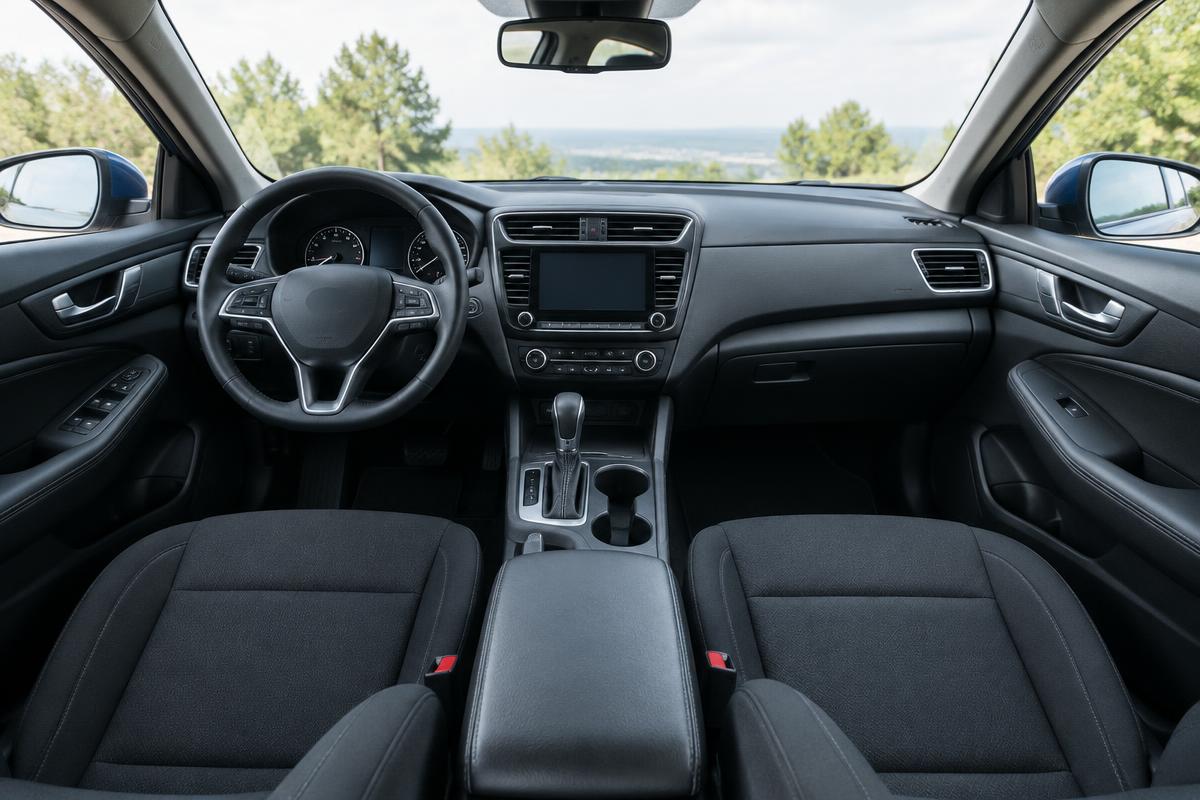 Sample photo: sedan interior
